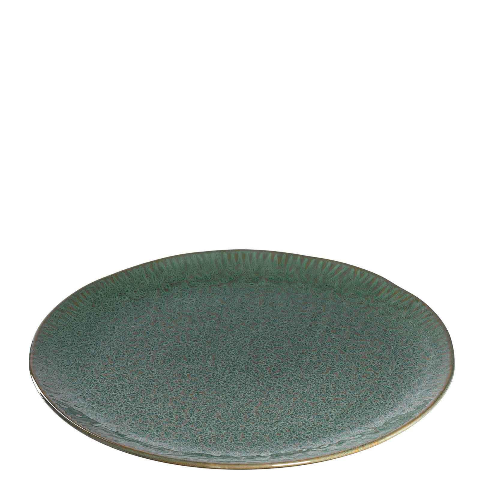 PIZZATELLER Matera grün ø 32 cm - Grün, Keramik (1cm) - Leonardo Living
