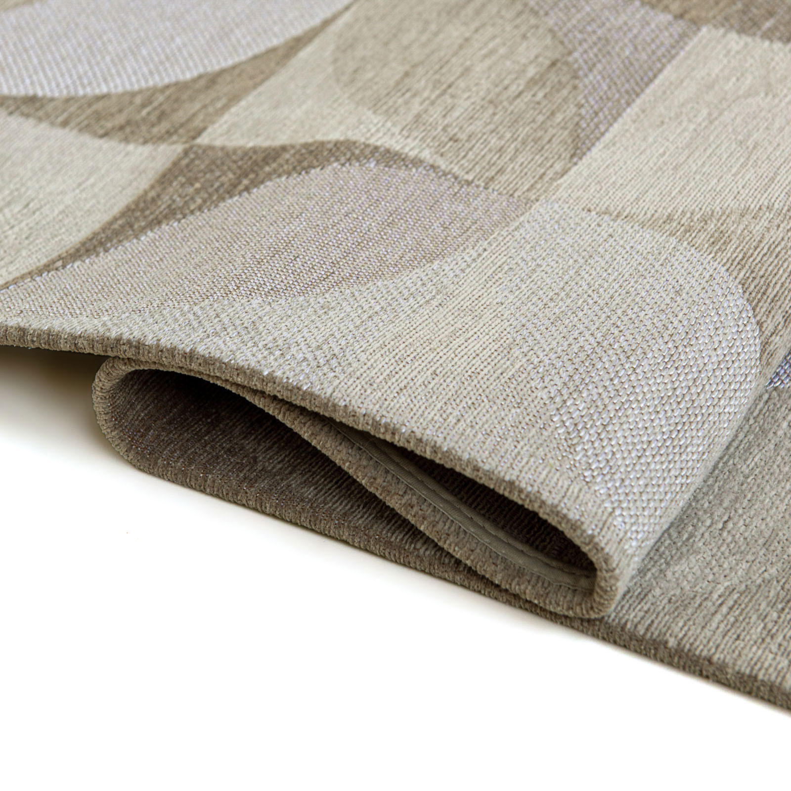 TEPPICH Rondo Diamond 170/240 cm - Beige, Textil (170/240cm) - Lola&Moi