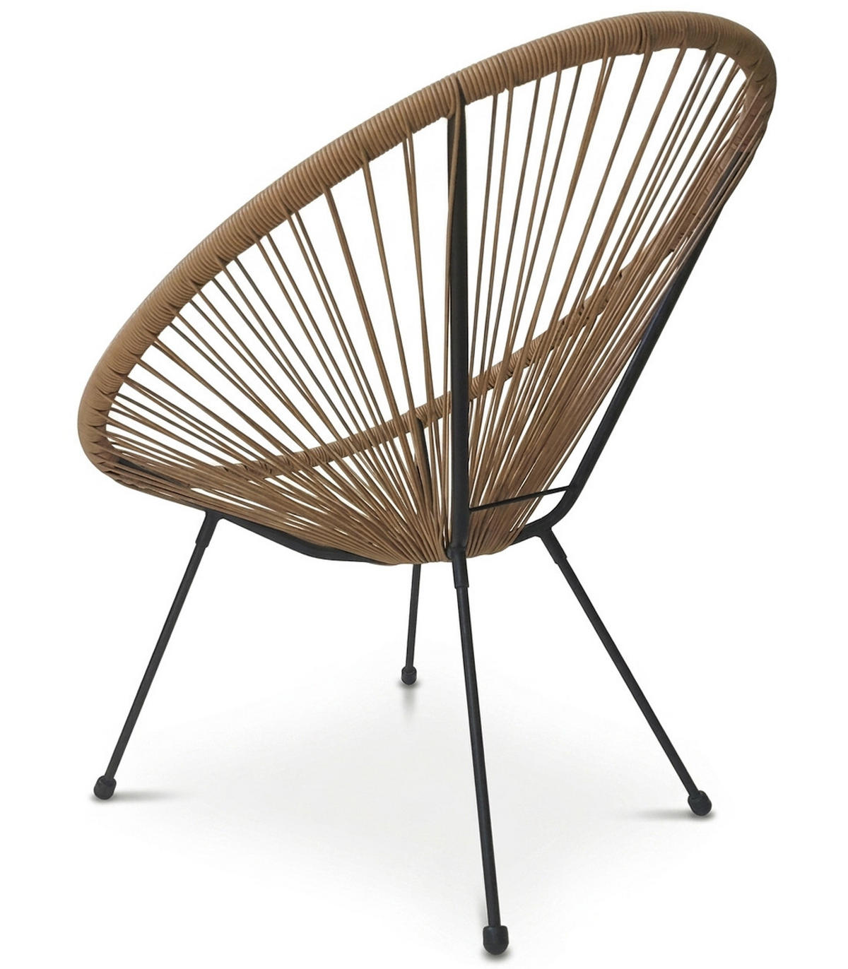 GARTENSTUHL - Braun, Metall (75/84/71cm) - A2A Home