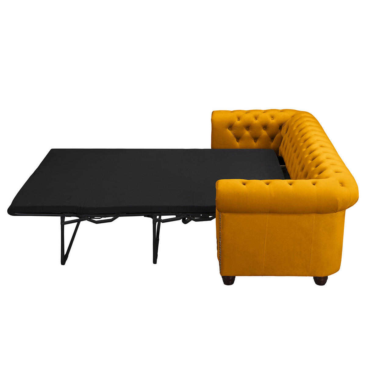 3-SITZER SOFA - Gelb, Textil (203/72/86cm) - home24