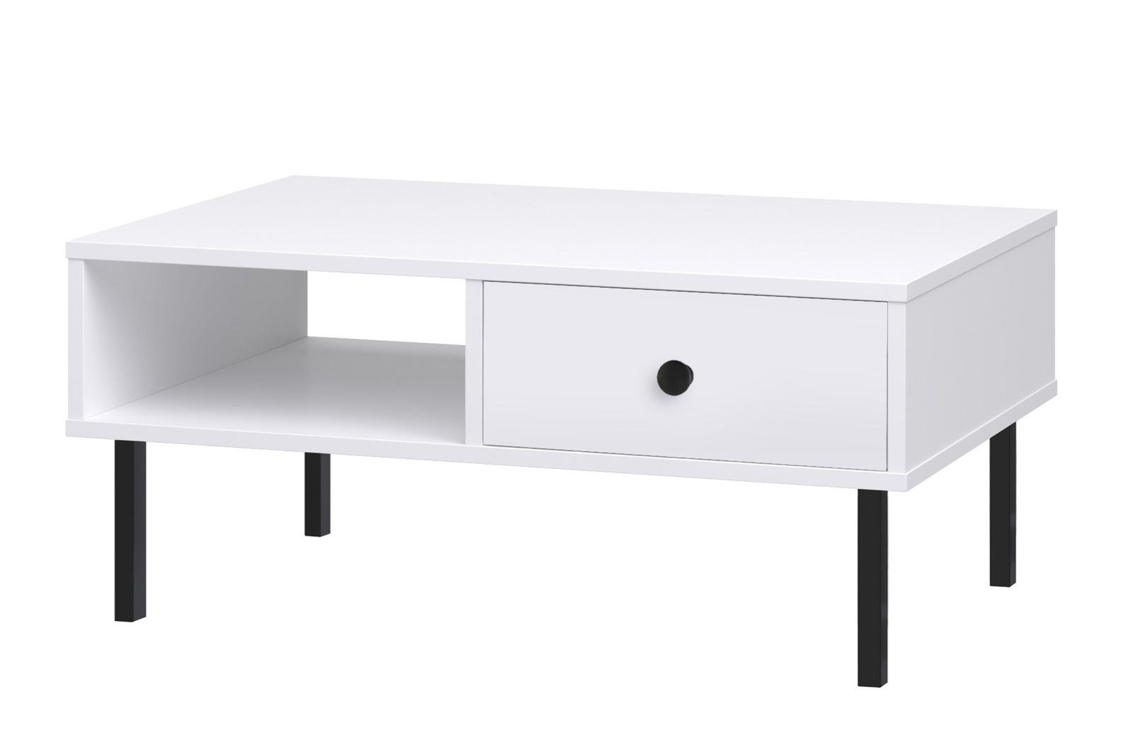 COUCHTISCH Venus - Weiß, Holzwerkstoff (43/91/43cm) - RAUMHIRSCH FURNITURE