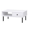 COUCHTISCH Venus - Weiß, Holzwerkstoff (43/91/43cm) - RAUMHIRSCH FURNITURE