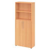 REGALSCHRANK - 5 Ordnerhöhen 35/80/188 cm in Buchefarben - Buchefarben, Holzwerkstoff (80/188/35cm) - bümö