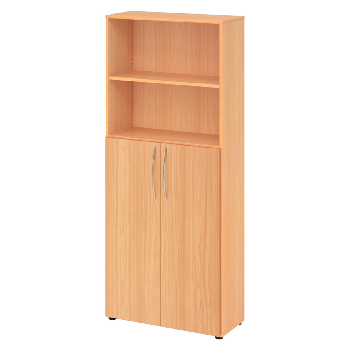 REGALSCHRANK - 5 Ordnerhöhen 35/80/188 cm in Buchefarben - Buchefarben, Holzwerkstoff (80/188/35cm) - bümö