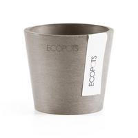 BLUMENTOPF Amsterdam46211cm Taupe - Taupe, Kunststoff (8/7cm) - Ecopots
