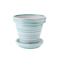 BLUMENTOPF MW Grün - Grün, Keramik (35/33cm) - J-Line