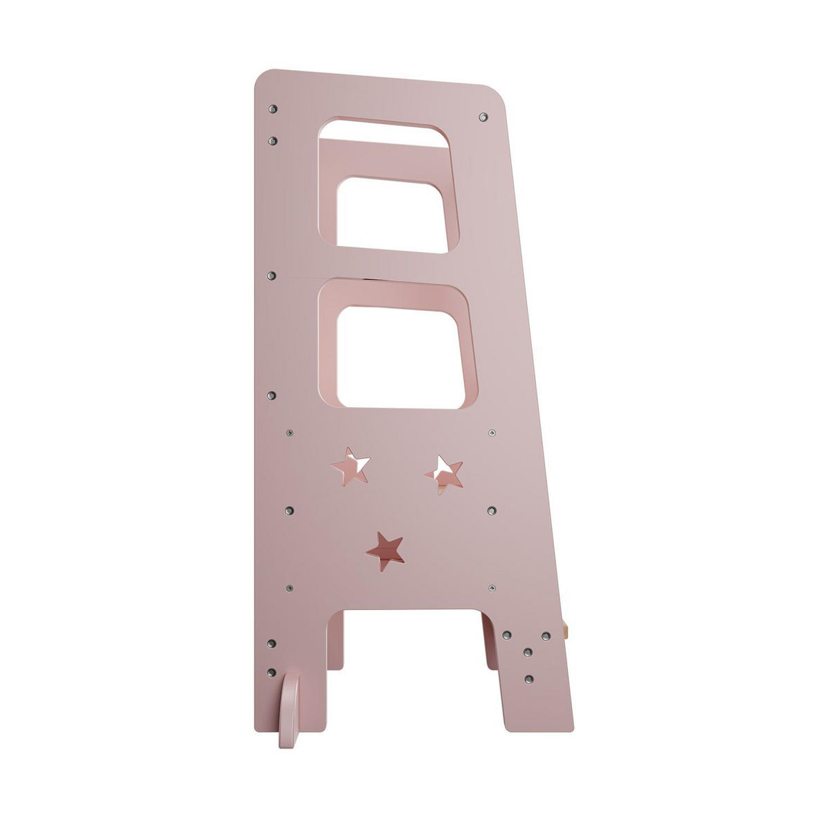 LERNTURM Henny in Rosa - Rosa, Holzwerkstoff (40/90/44cm) - Juskys