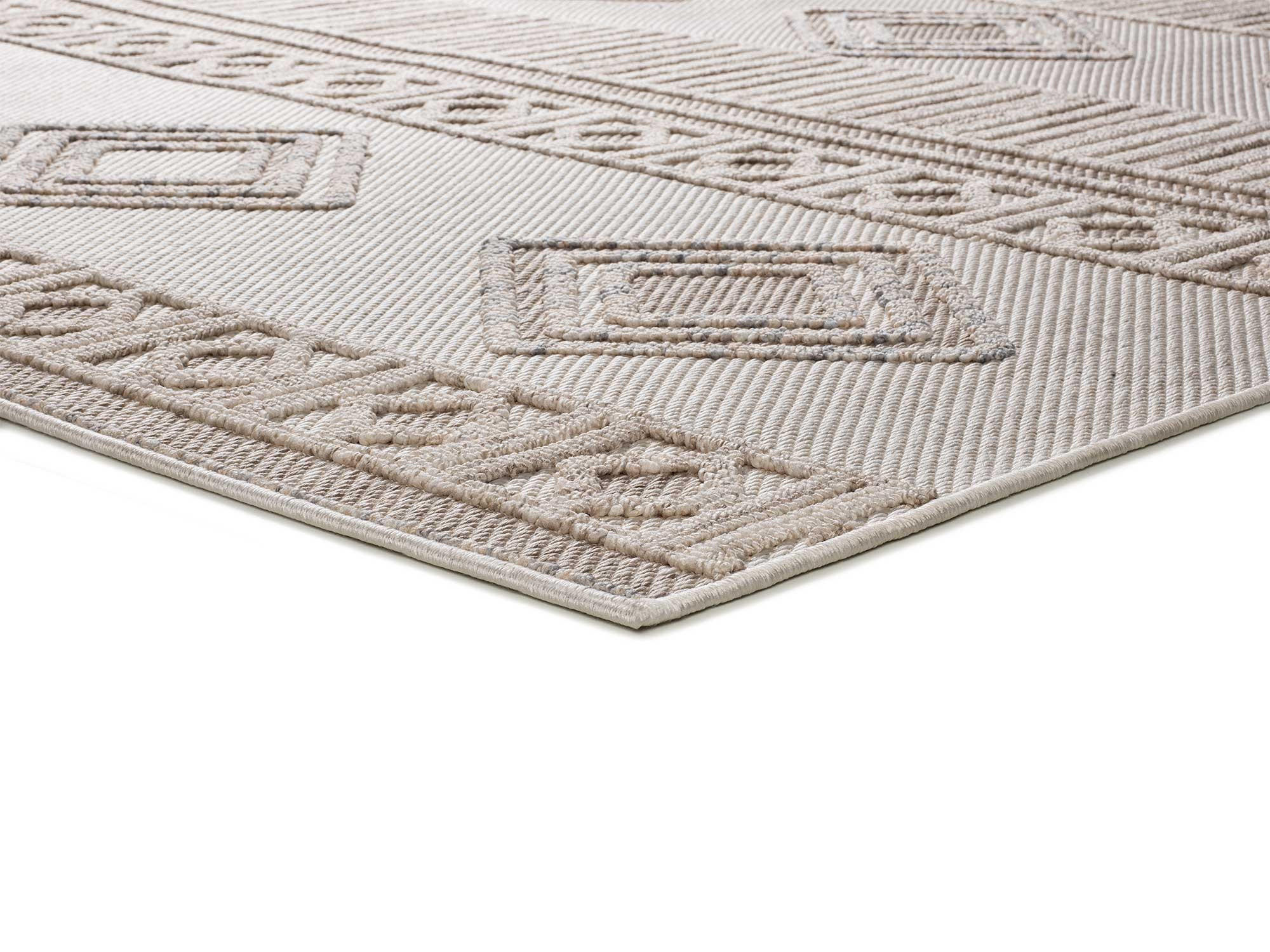 VINTAGE-TEPPICH Beige Element 134/200 cm - Beige, Naturmaterialien/Textil (134/200cm) - Atticgo