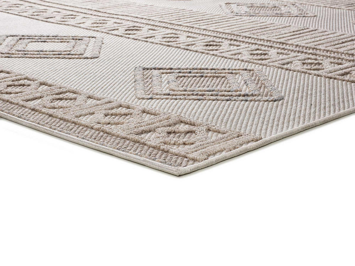 VINTAGE-TEPPICH Beige Element 134/200 cm - Beige, Naturmaterialien/Textil (134/200cm) - Atticgo