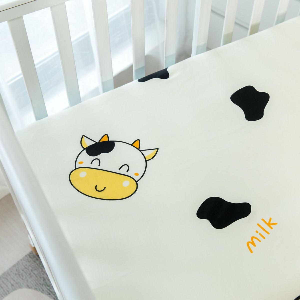 KINDERBETTLAKEN – 60 x 120 cm – weiß - Weiß, Textil (60/120cm)