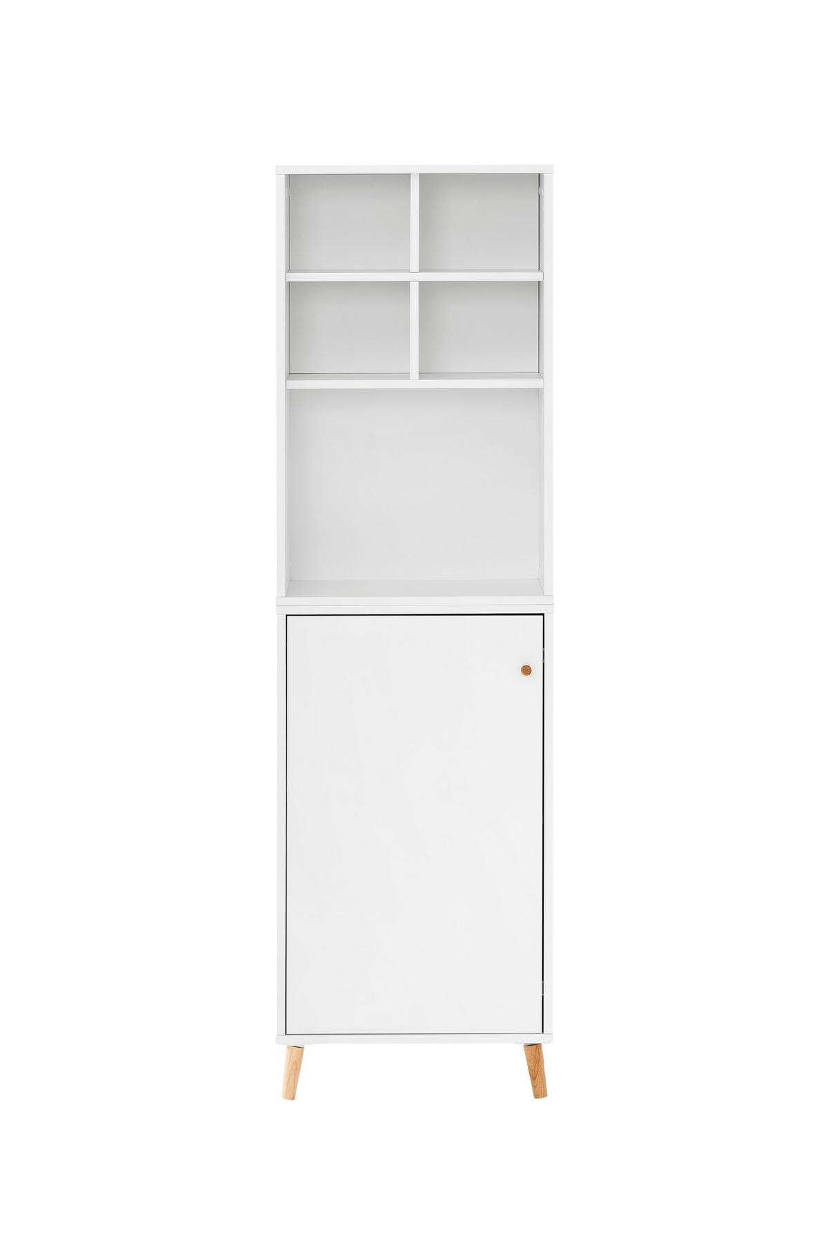 AKTENREGAL Jaguar Set AKTENSCHRANK & REGALKREUZ Breite 51 cm Weiß - Weiß, Holz (51/168.7/41cm) - PROREGAL