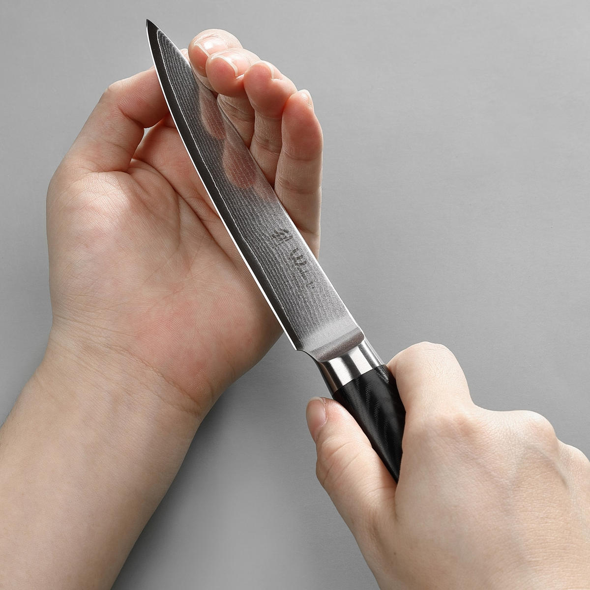 ALLZWECKMESSER 12 cm - Schwarz, Metall (24cm) - Wakoli