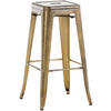 BARHOCKER MILAN Gold Metall - Goldfarben, Metall (43/76/43cm) - DELUKE