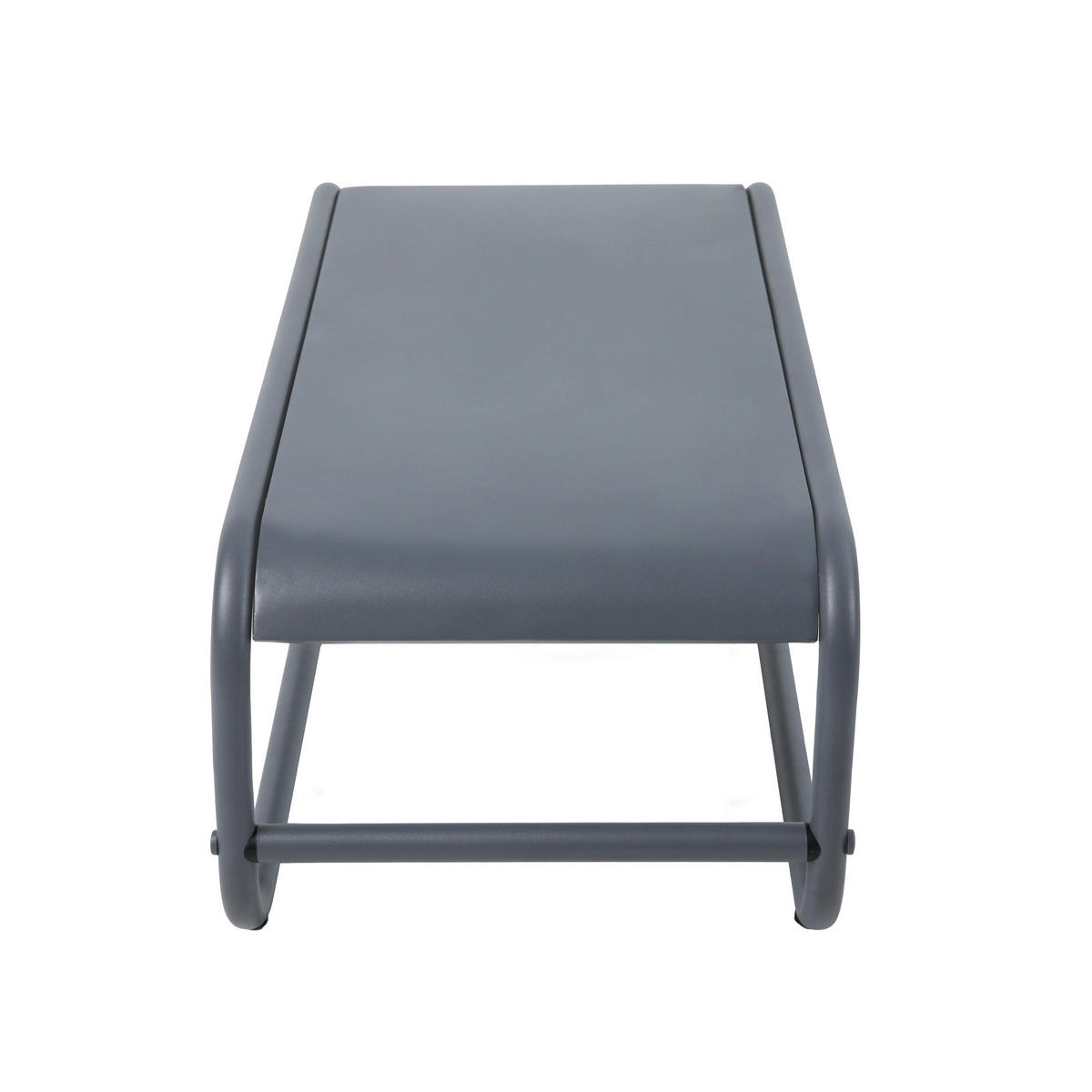 BEISTELLTISCH, grau - Grau, Metall (85/40/30cm) - Oviala