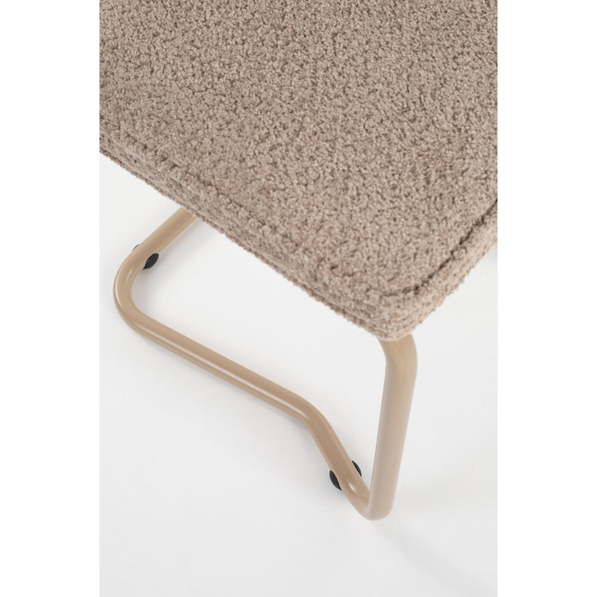 ESSZIMMERSTUHL Ridge Kink Soft Beige - 2 er Set - Beige, Textil (48/85/50cm) - Zuiver