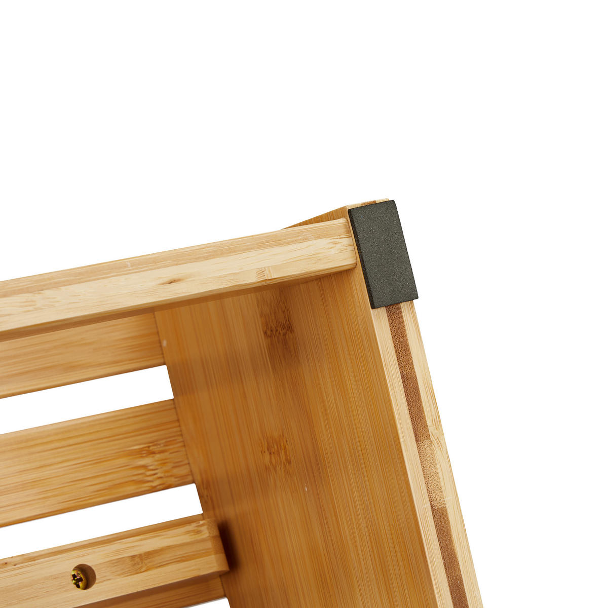 FUSSSTÜTZE - Hellbraun, Holz (40/16/32cm) - Relaxdays