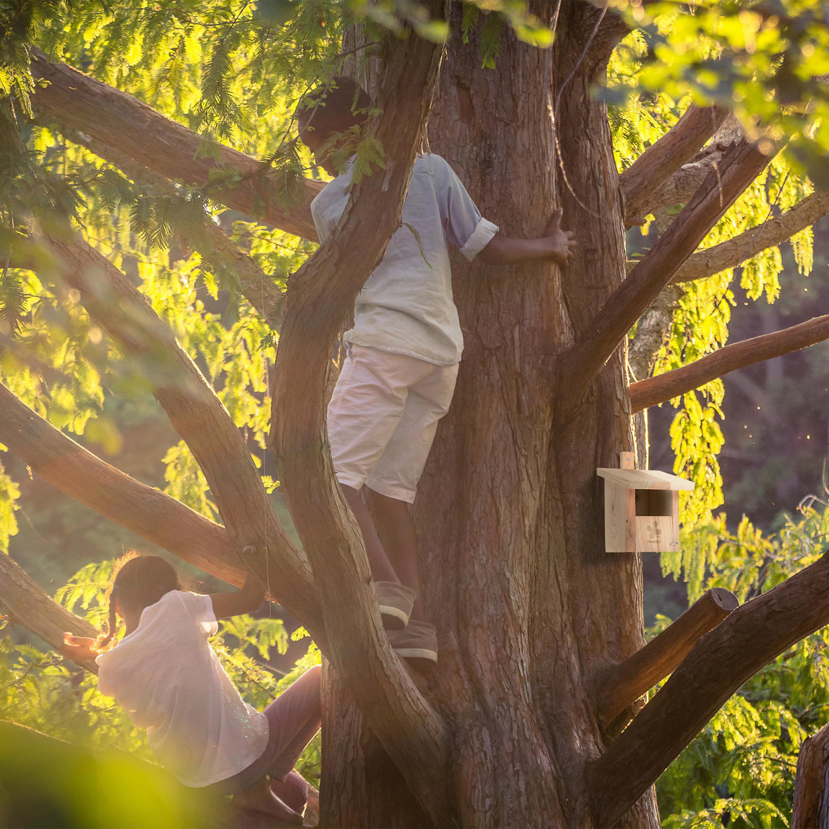 NISTKASTEN - Hellbraun, Holz (17/25/21.5cm) - Relaxdays