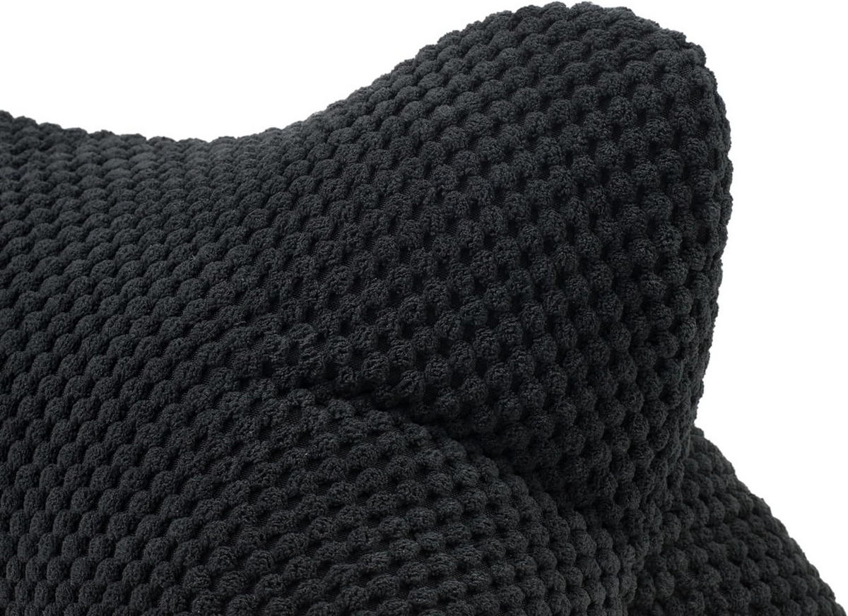 LESEKISSEN Sven Ambiente 40x25cm Schwarz - Schwarz, Textil (40/25cm) - Ambiente Trendlife by Gözze