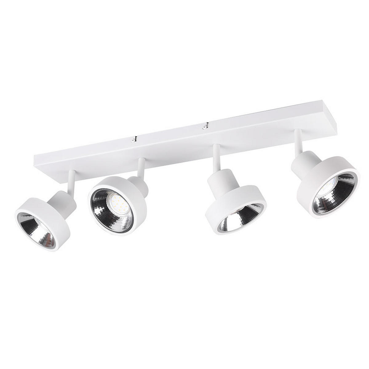 DECKENLEUCHTE Leon Metall Weiß matt - Weiß, Metall (16/60/19cm)