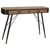 KONSOLE aus Holz und Metall 120x32x81 cm - Braun, Holz (32/120/80.5cm) - Wanderlust