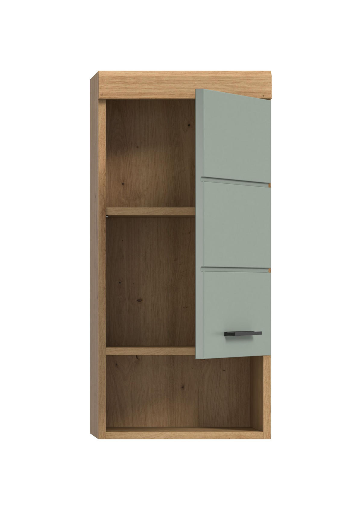 HÄNGESCHRANK Scout Bad in Artisan Eiche Nachbildung und Salbei Nachbildung B/H/T: 37x79x24 cm - Eiche Artisan, Holz (37/79/24cm)