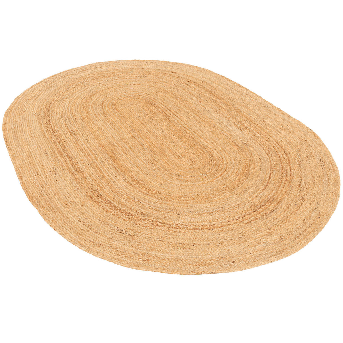 NATURFASER TEPPICH JUTE SALSA NATUR UNI - Beige, Textil (160/230cm) - Pergamon