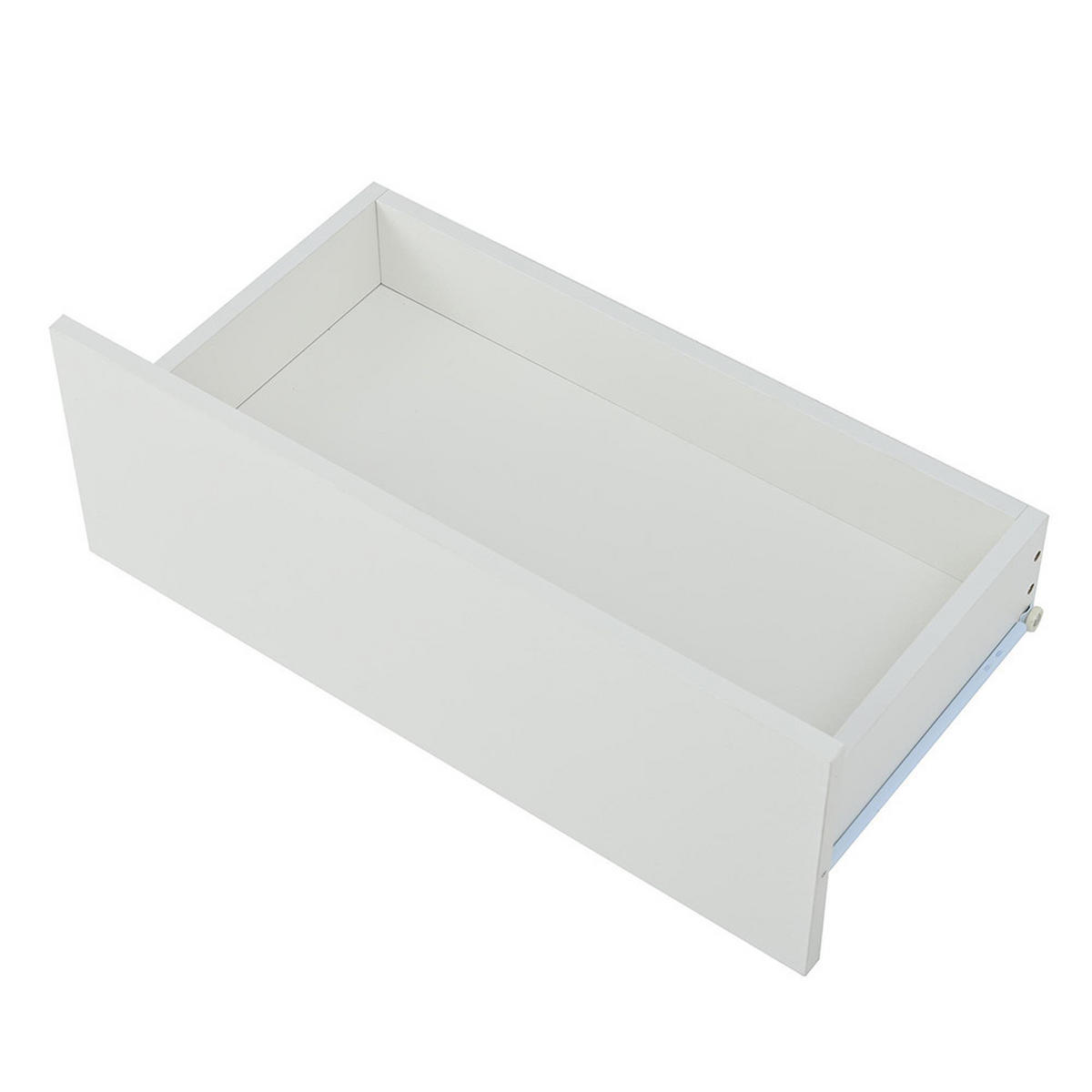 NISKI ORMARIĆ s 2 ladice, bijela - bijela, drvni materijal (180/46/40cm) - KOMHTOM