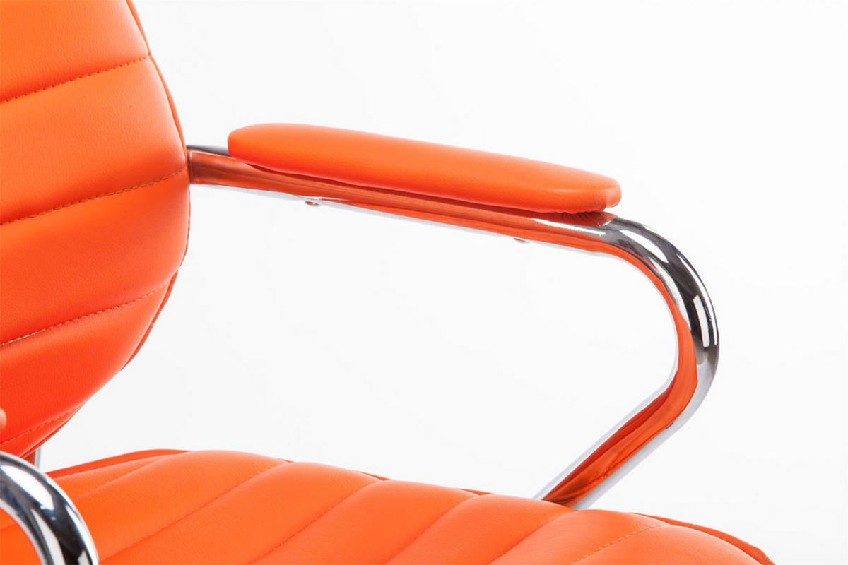 BÜROSTUHL Rako, Orange - Orange, Textil/Metall (60/128/67cm) - TPFLiving