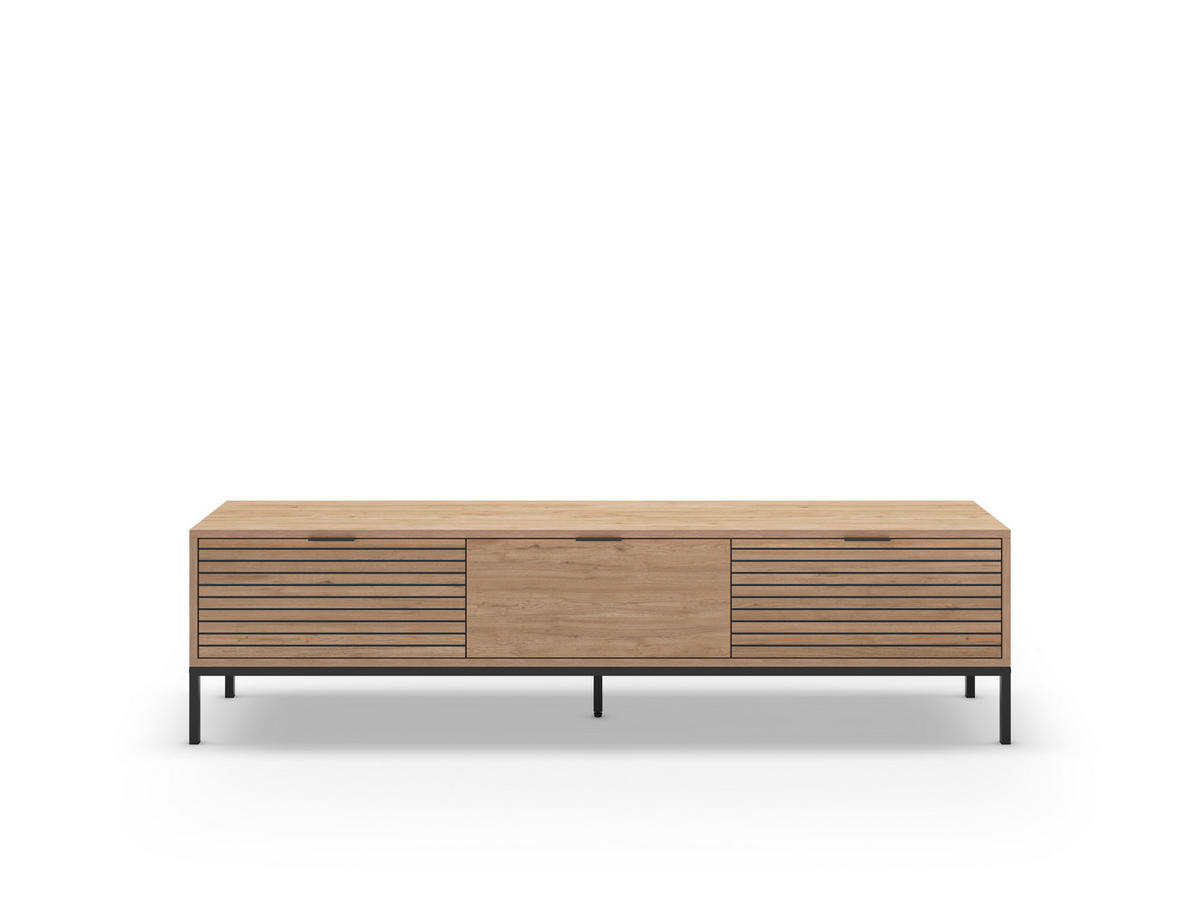 TV-STÄNDER Ariel Braun 180/40/48 cm - Braun, Holz (40/48/180cm) - Calicosy