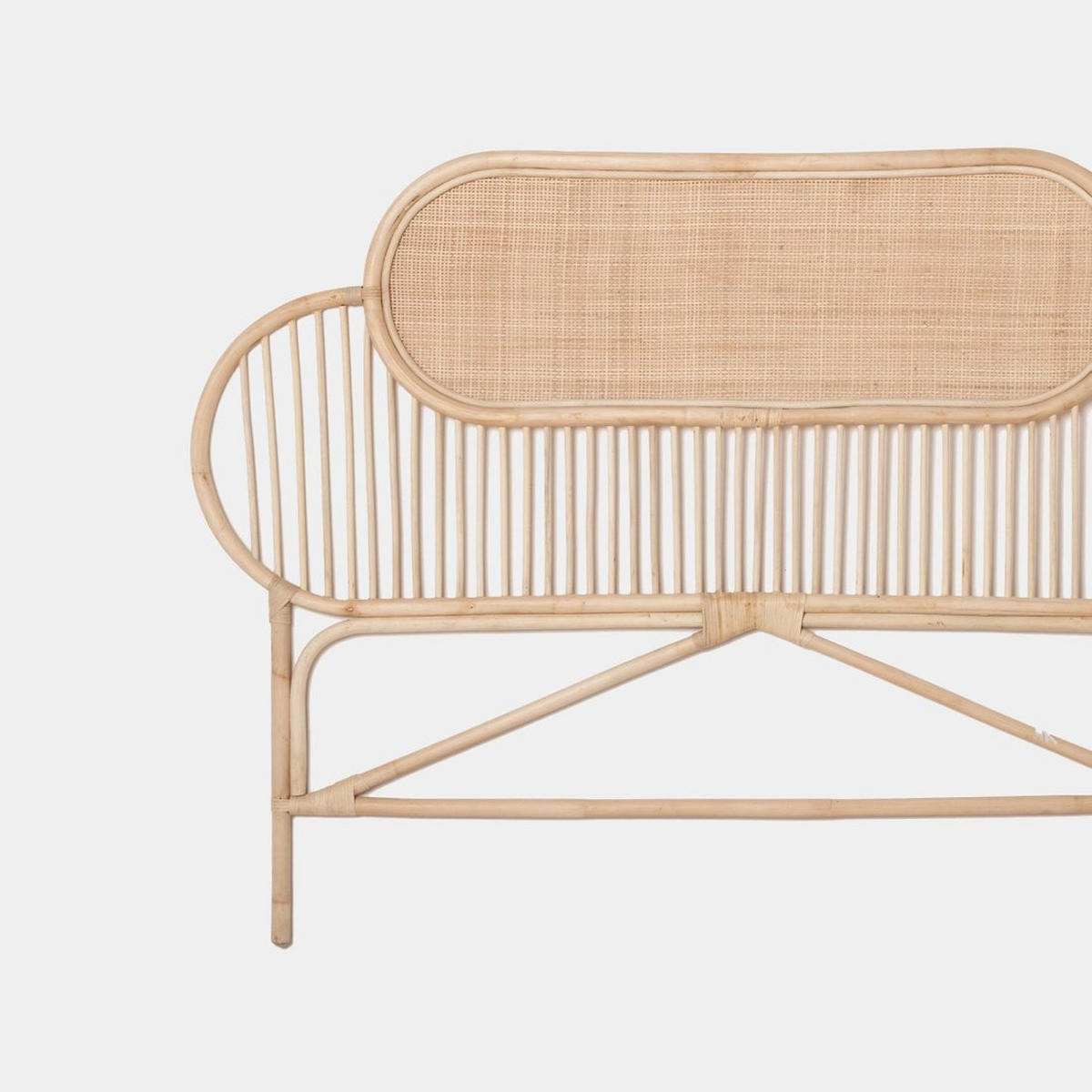 KOPFTEIL DOPPELTES Baro Natürlich 120 cm x 3 cm - Naturfarben, Naturmaterialien (120/170cm) - Klast Home