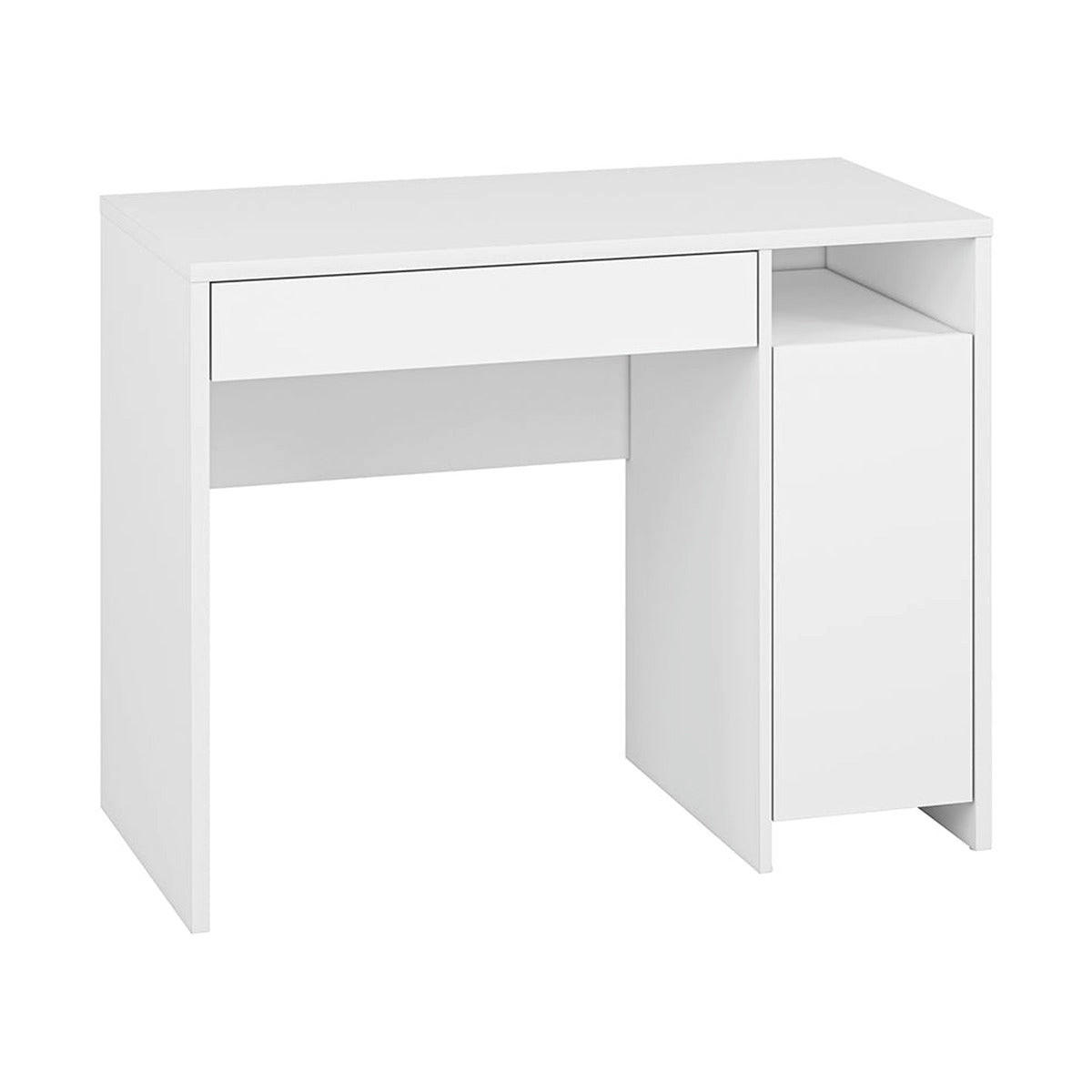 hi-markt Schreibtisch Weiß 102x79x51 cm