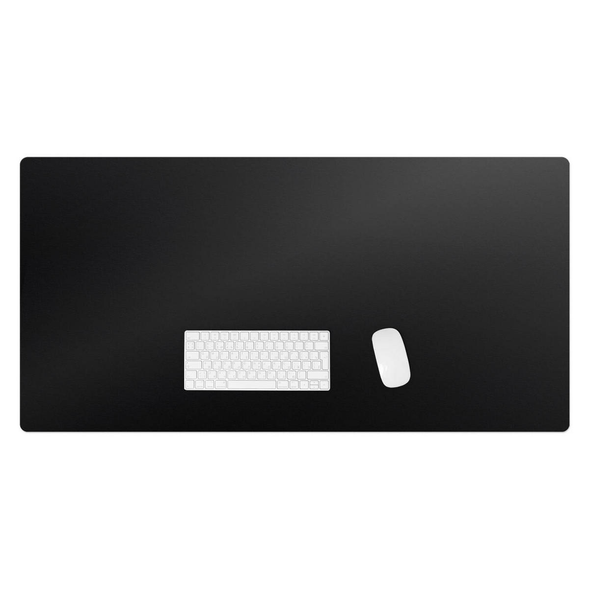 SCHREIBTISCHUNTERLAGE 120x60 cm Schwarz - Schwarz, Kunststoff (1.6/120/60cm) - Wallfluent