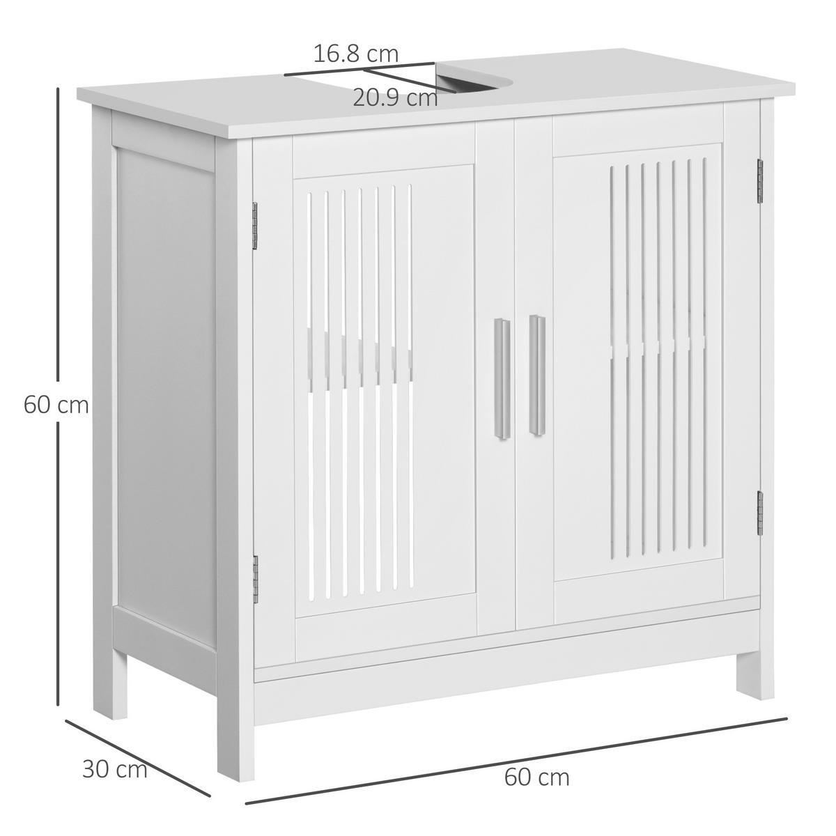 HÄNGESCHRANK Weiß 1 Stück - Weiß, Kunststoff (60/60/30cm) - GiPP