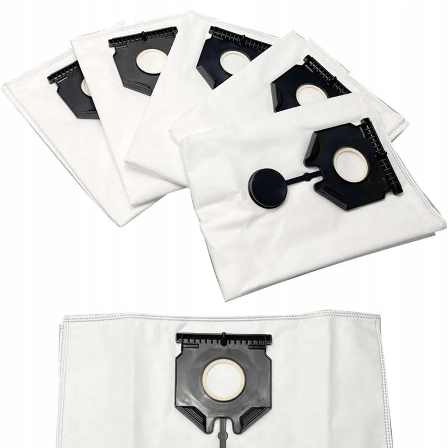 FILTER NT 30/1 40/1 50/1 Mikrovlies 5er-Set, 45 cm x 65 cm, Ø 5,5 cm, 30/40/50 l - Multicolor, Kunststoff/Metall (10/10/10cm)