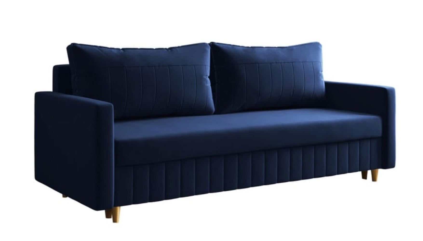 SOFA Granat MARO Mit Schlaffunktion - Blau, Textil (217/92/85cm) - Sepro Meble