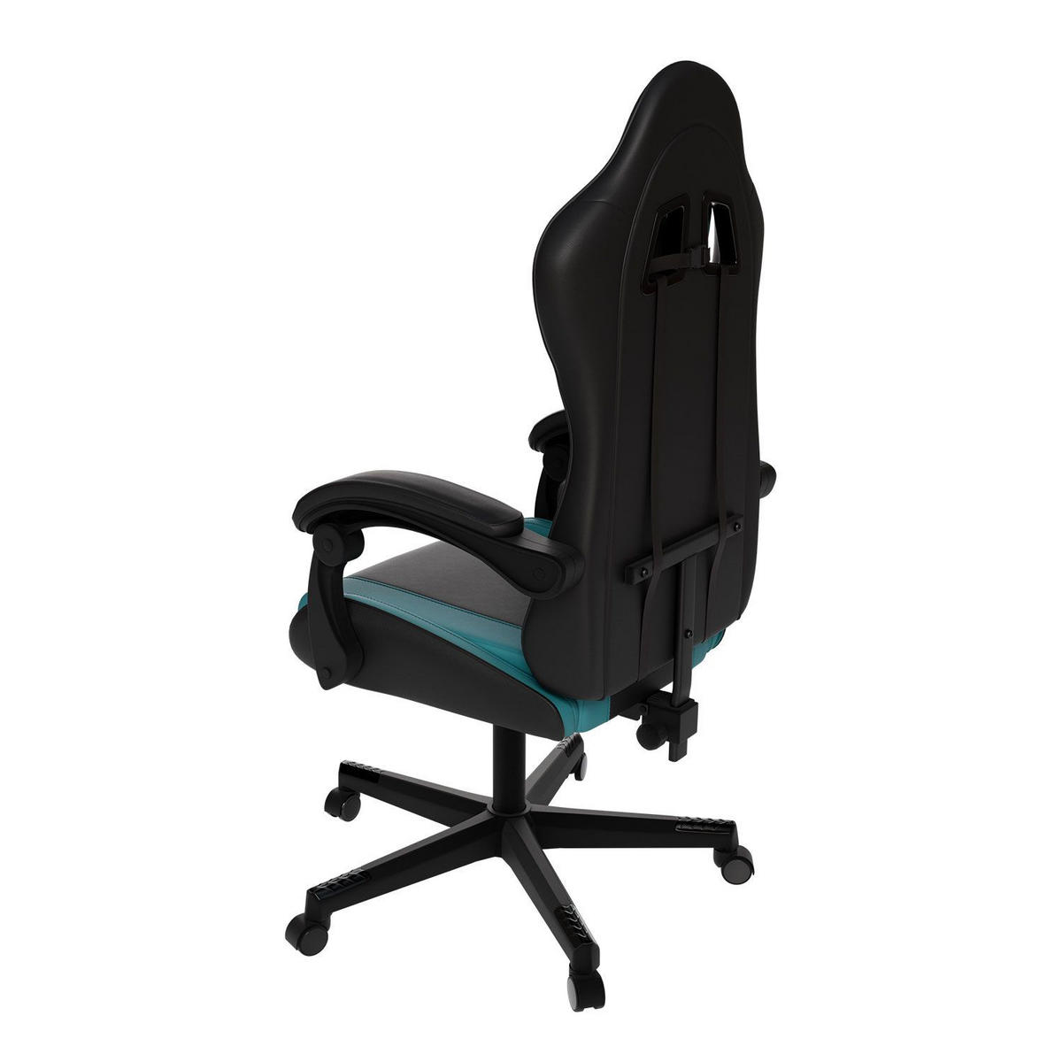 GAMINGSTUHL HyperSeat schwarz/türkis - Türkis, Kunststoff (63/131/121cm) - Juskys