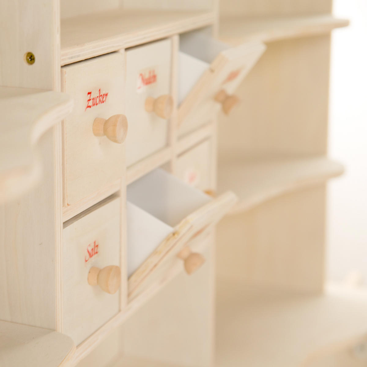VERKAUFSSTAND - Naturfarben, Holzwerkstoff (109/120/92cm) - Roba