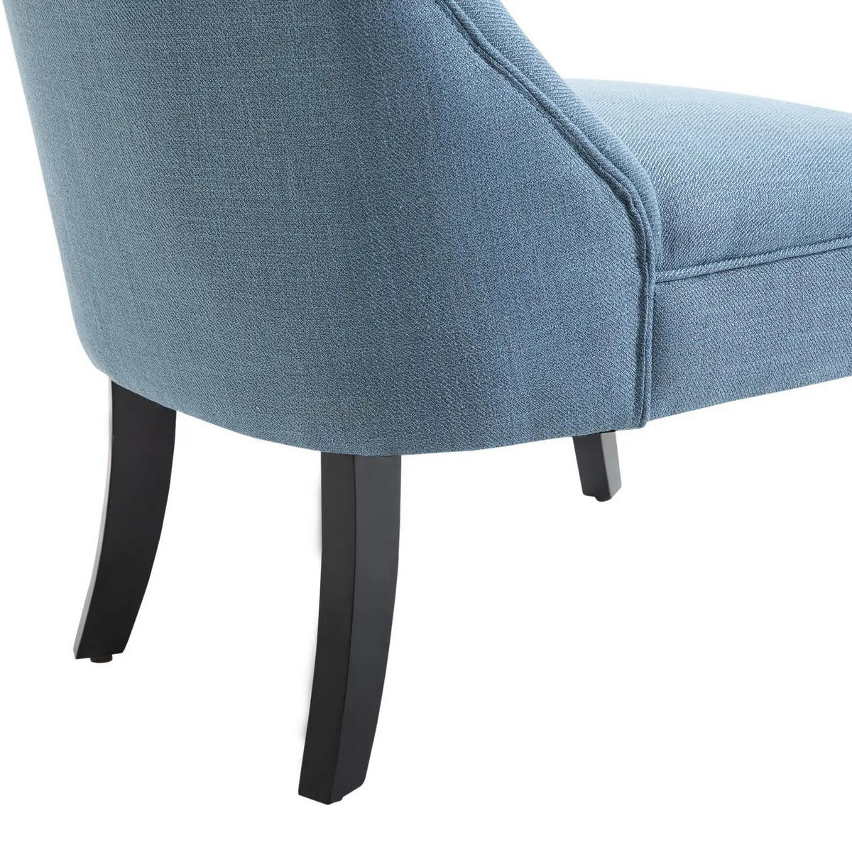SESSEL 52.5/77/69 cm Blau aus Linen mit waschbarem Bezug - Blau, Textil (69/77/52.5cm) - OKMYHOME