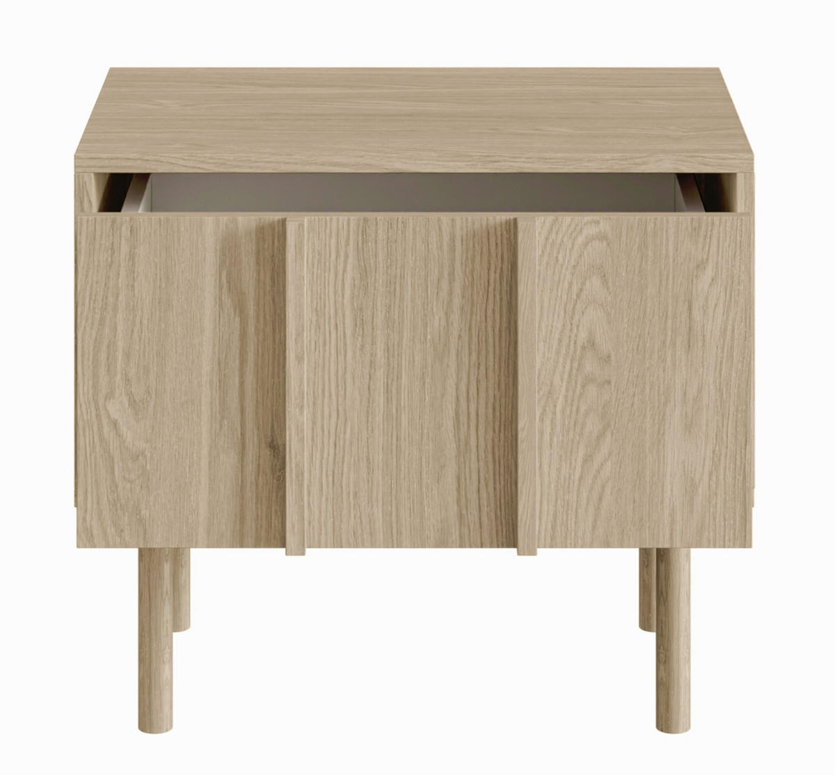NACHTTISCH Neksto Eichenholzoptik 58 cm - Beige, Holz/Holzwerkstoff (57.9/50/40cm) - Selsey