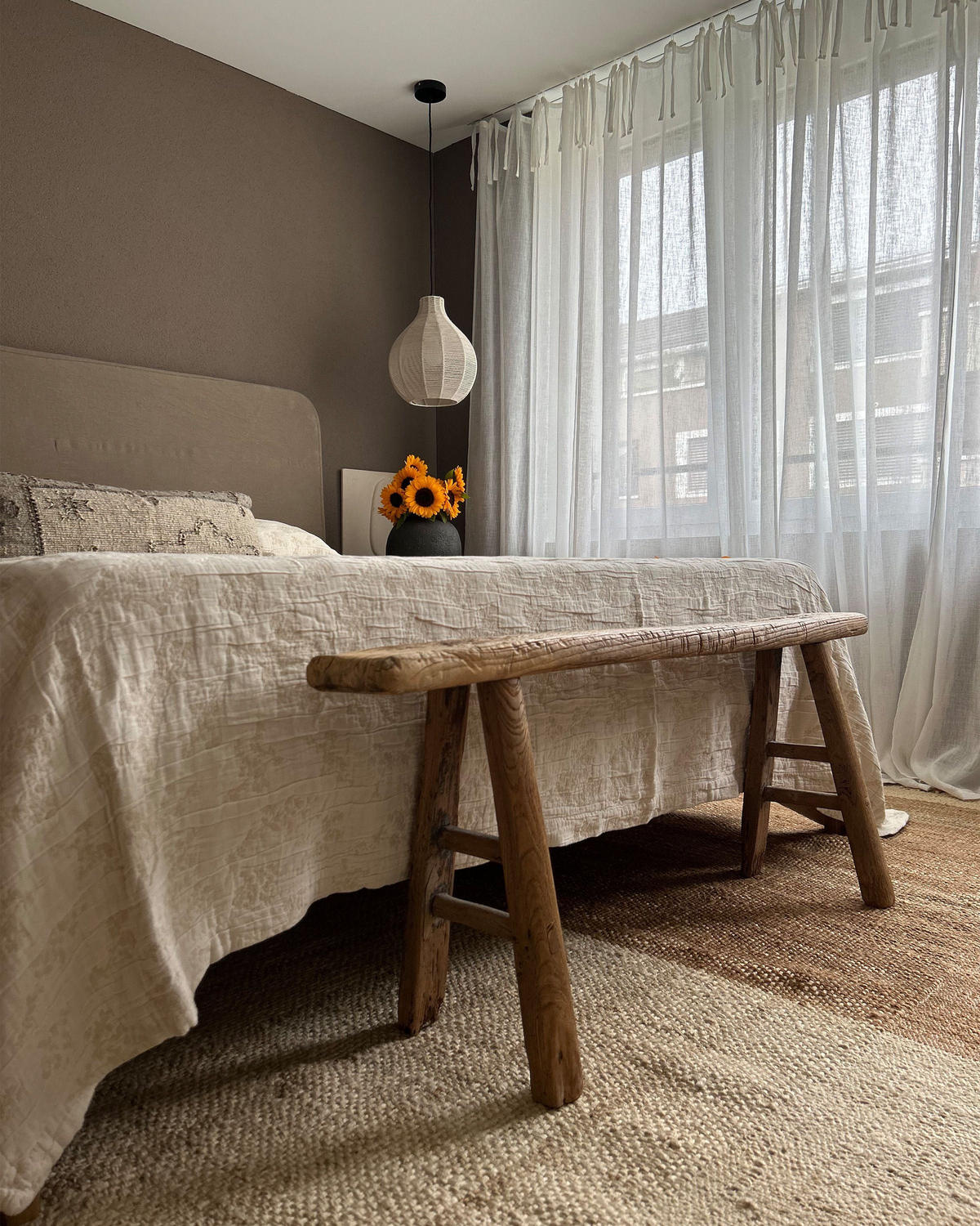 TEPPICH geflochten Karkin 230/160 cm - Beige, Naturmaterialen (160/230cm) - Beliani