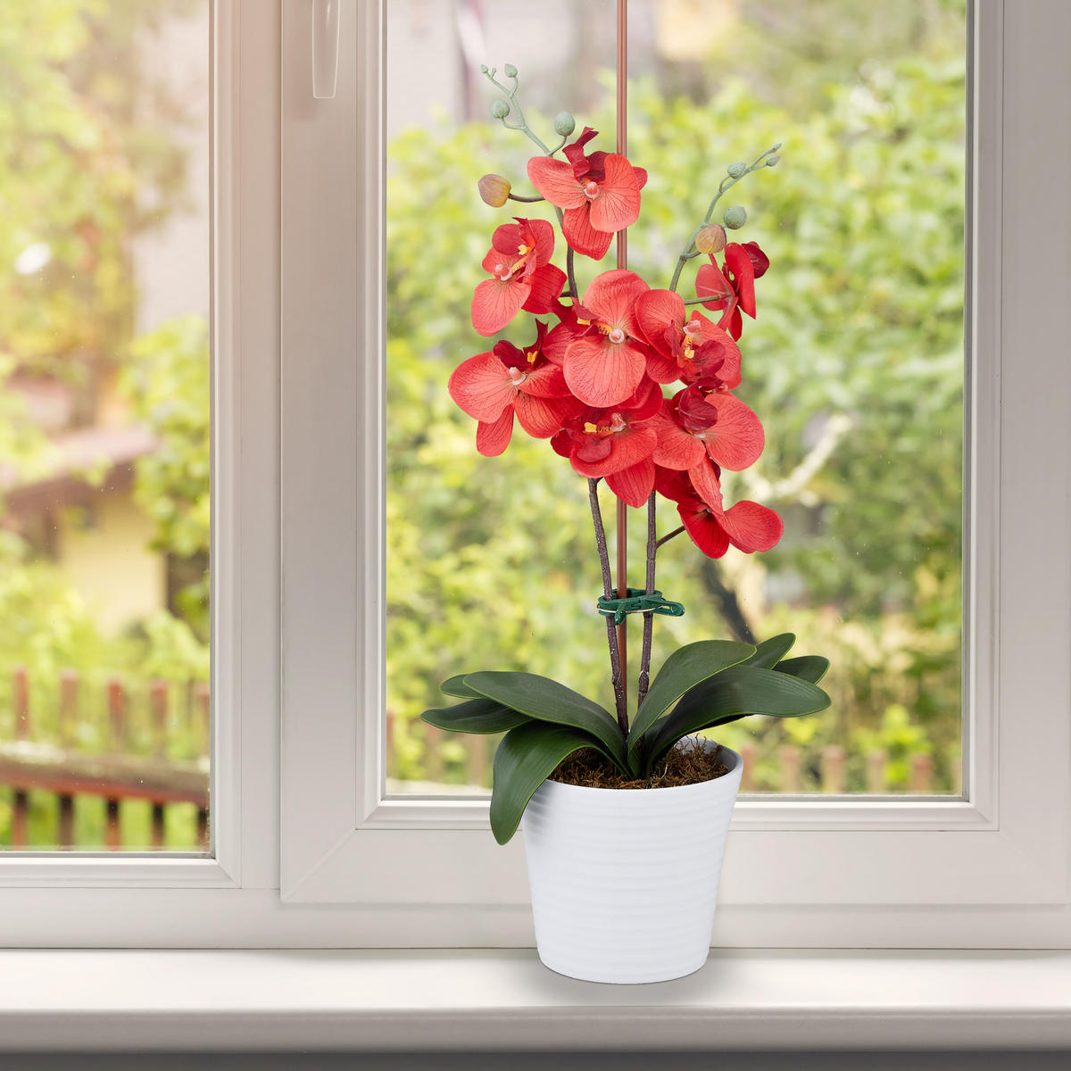 120xPFLANZENCLIPS - Dunkelgrün, Kunststoff/Metall (4.5/1/6cm) - Relaxdays