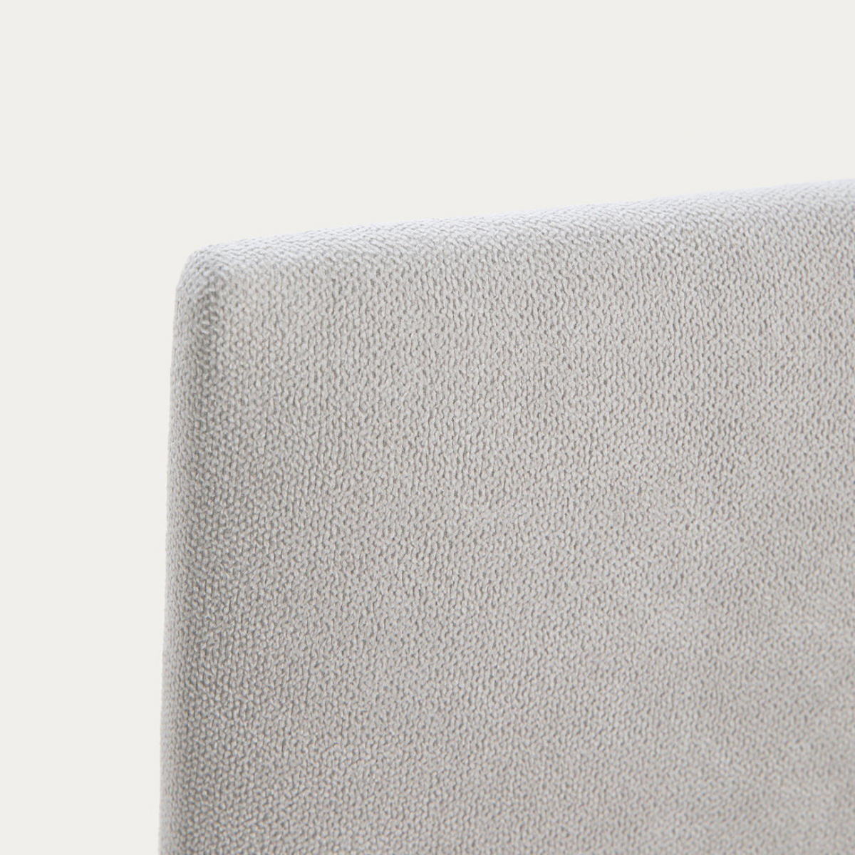 KOPFTEIL Ilan Grau 197 cm x 52 cm - Grau, Textil (197/52/3cm) - Kenay Home