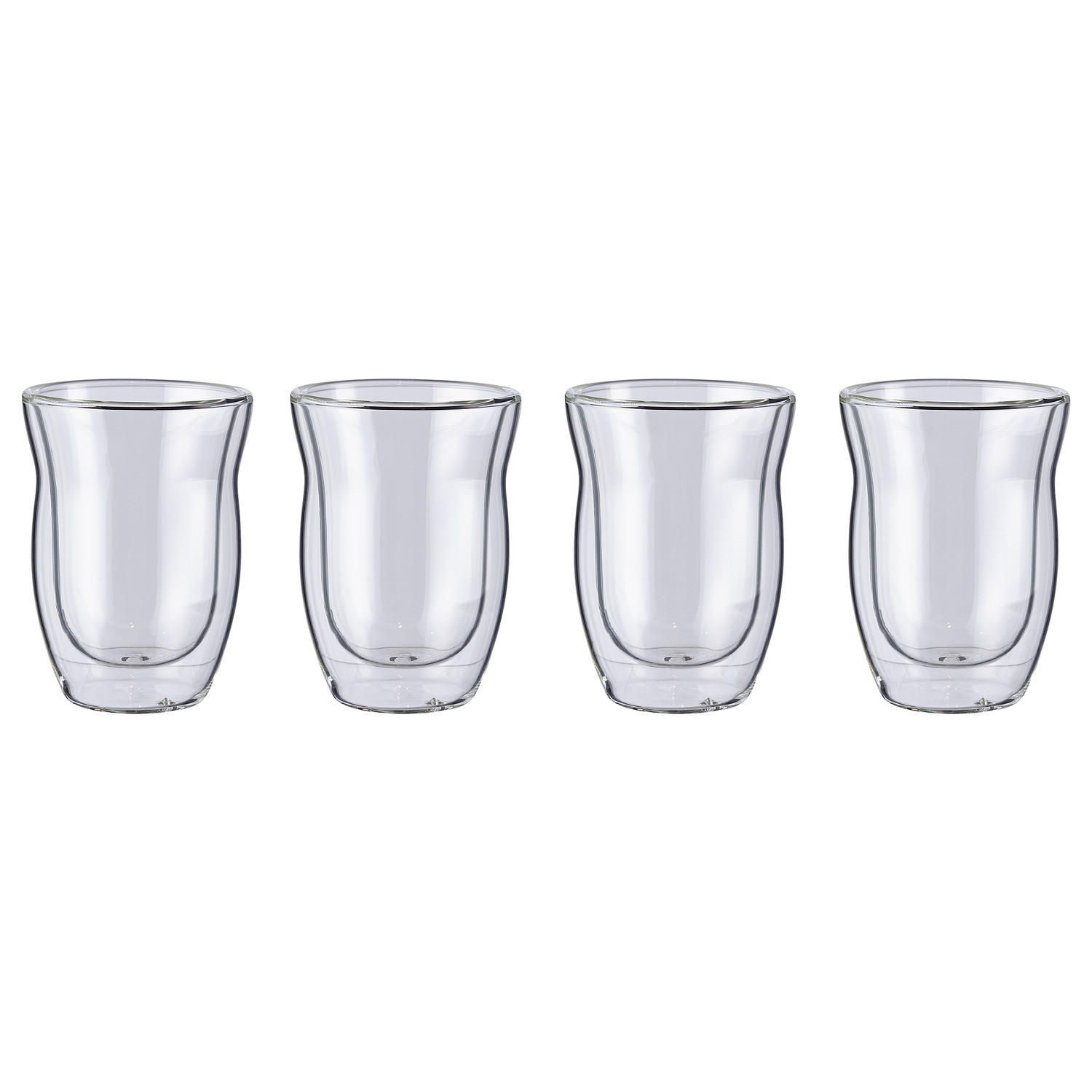 TRINKGLAS (4er Set) Hot & Cold - Transparent, Glas (0.28L) - BUTLERS