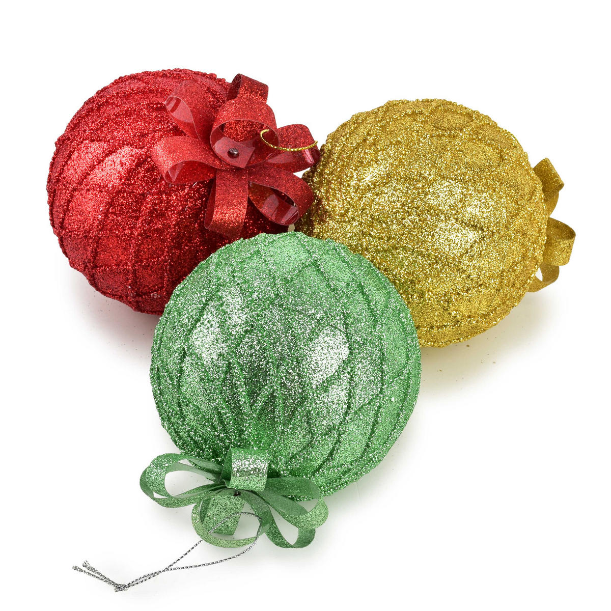 WEIHNACHTSKUGEL Santa Lila Styropor - Goldfarben, Kunststoff (12/12/14cm) - Mondex