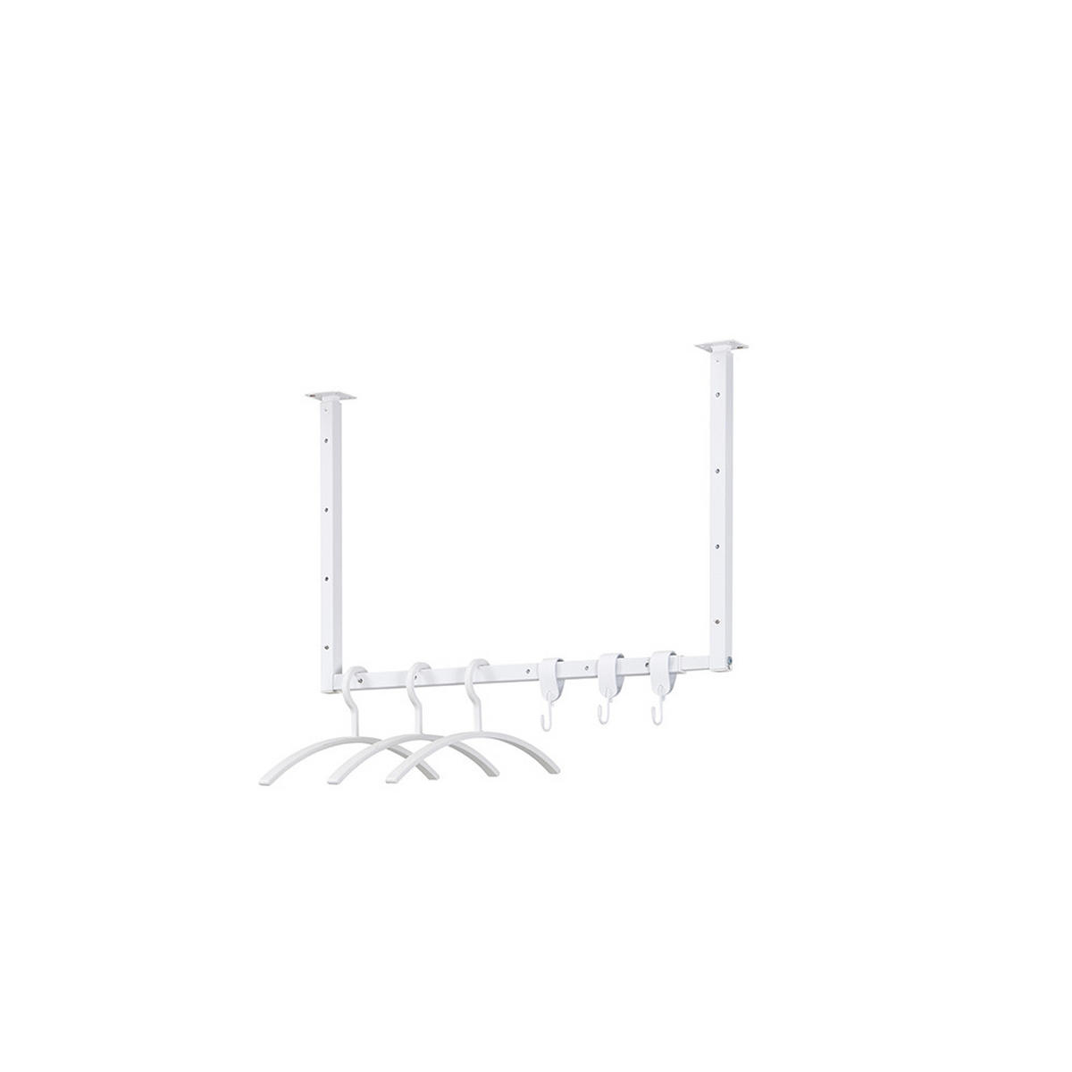 SWAY - Weiß - Weiß, Metall (3/80/120cm) - Home Deluxe