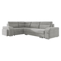 ECKSOFA Alvares, Seite: Links - Hellgrau, Holz/Kunststoff (305/205cm) - MIRJAN24