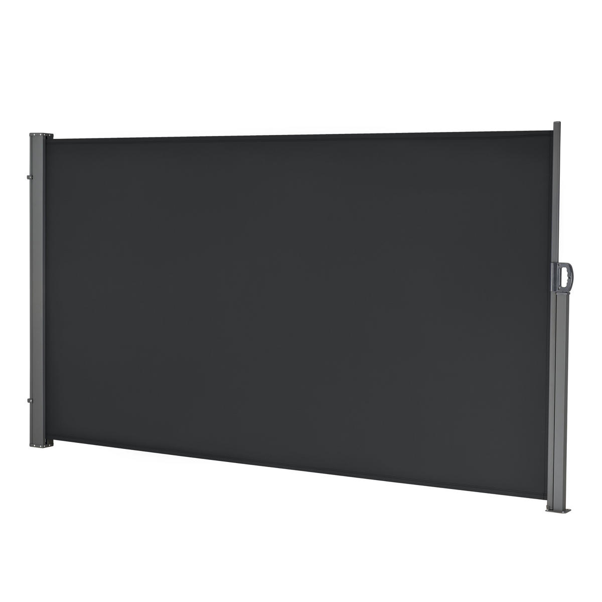 SEITENMARKISE Mulhacén - Schwarz, Textil (300/160cm) - pro.tec