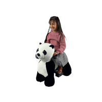 REITPANDA Pochoo schwarz-weiß - Schwarz, Kunststoff (80/48/75cm) - TPFLiving