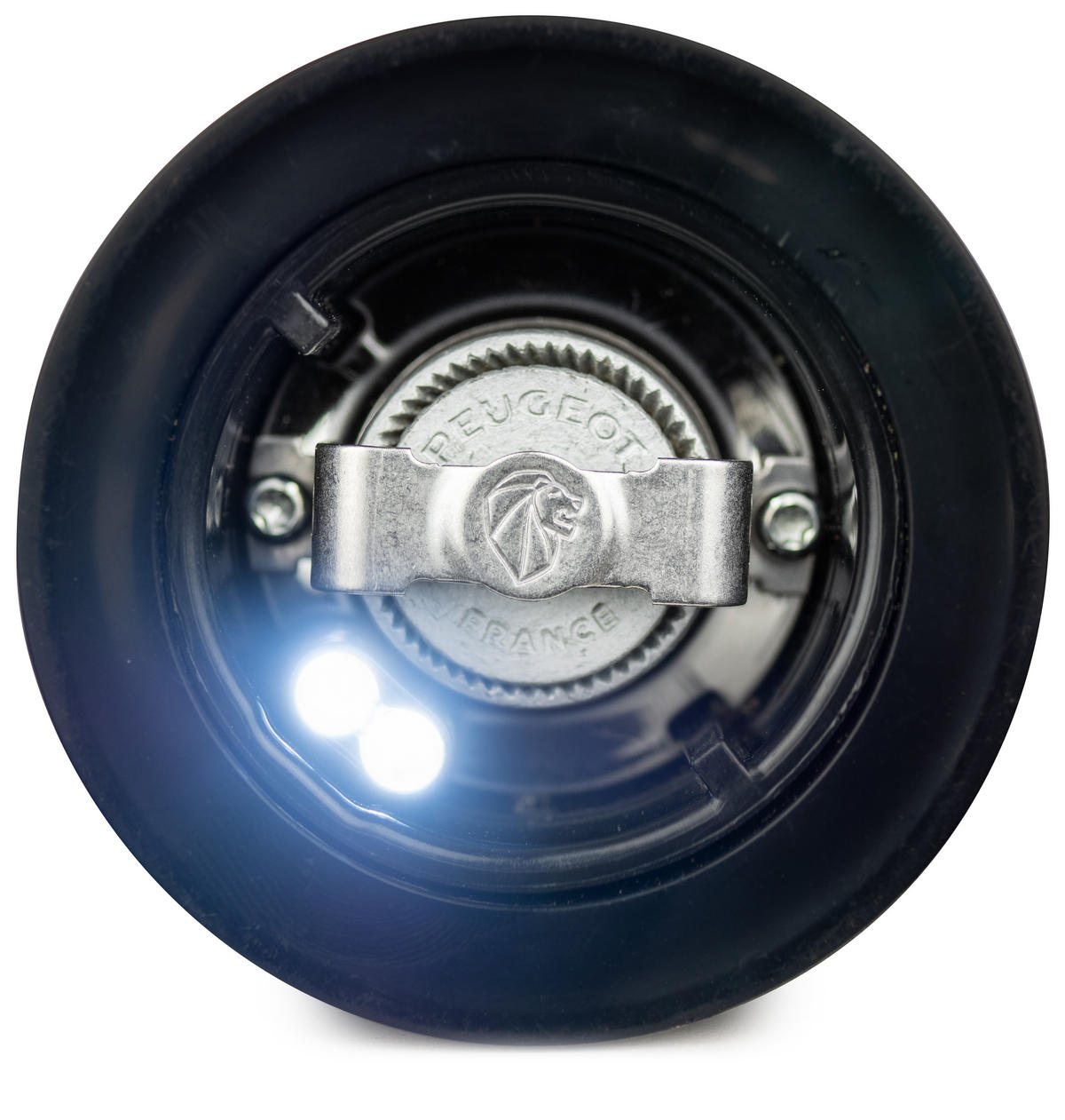 MÜHLENSET Elektrisch Daman 16cm Pfeffer- & Salzmühle Acryl Zirkonia-Mahlwerk - Schwarz, Kunststoff (13/16/6.5cm) - PEUGEOT