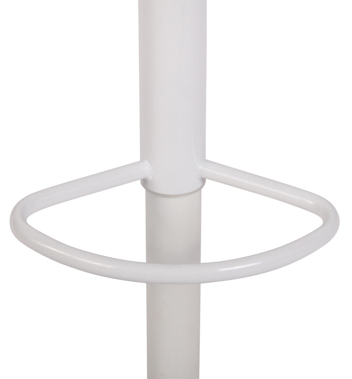 BARHOCKER Stoff creme - Creme/Weiß, Textil/Metall (36/63/39cm) - CLP